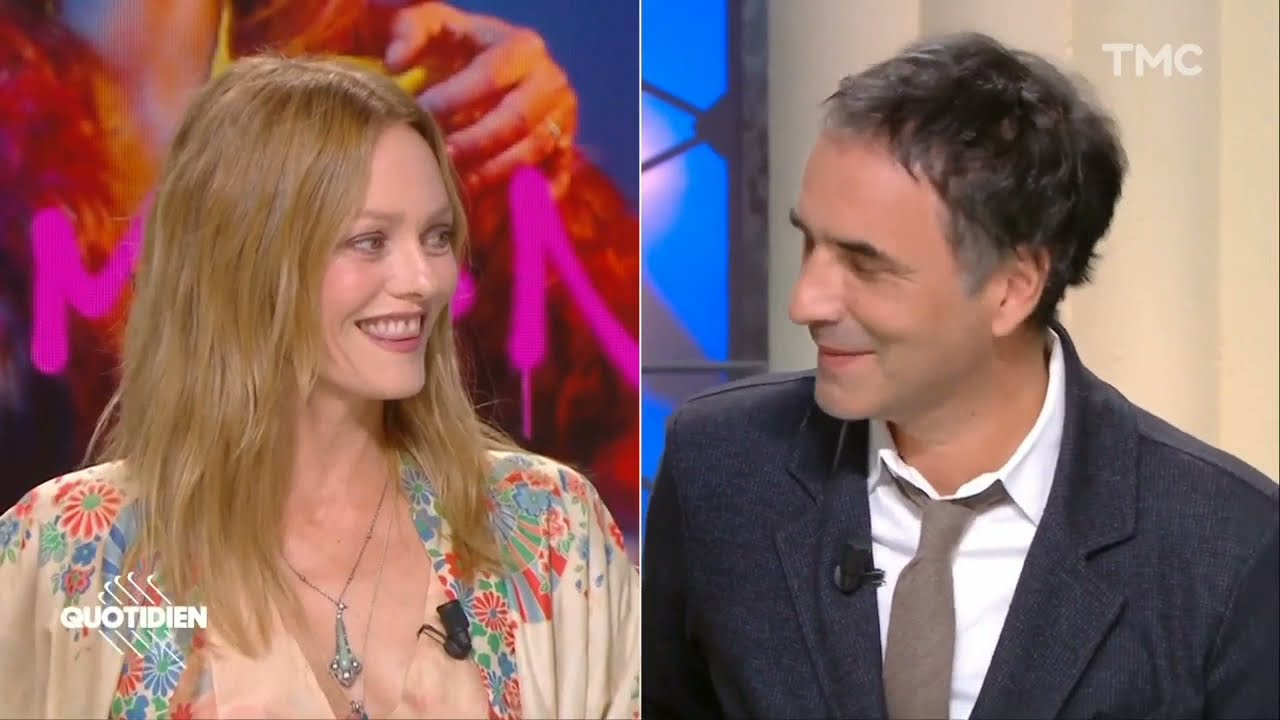 Vanessa Paradis et Samuel Benchetrit invités de Quotidien sur TMC le 20 septembre 2021