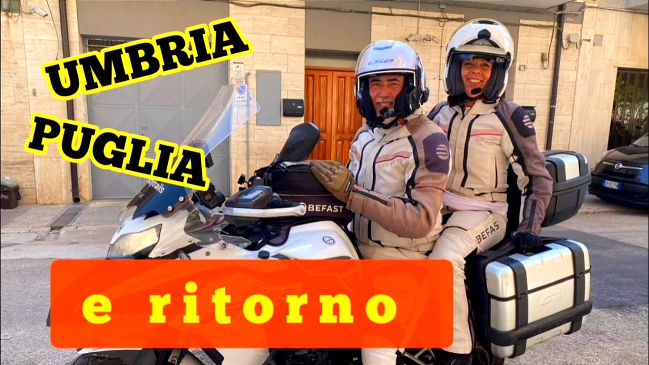 Un fine settimana da motoviaggiatori, Umbria all'MTS e Puglia tour del Gargano.
