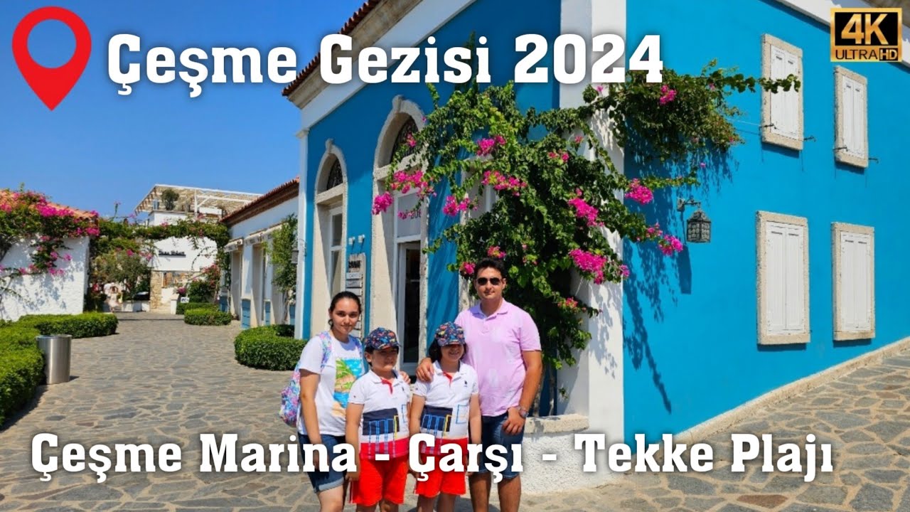 İzmir Çeşme 2024 Gezisi - Çeşme Sahili, Çarşısı ve Tekke Plajı - Çeşme'de Gezilecek Yerler