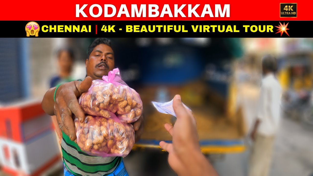 4K | 💥🤯 Kodambakkam Area | Suththi pakkalam vaariya? | Virtual Tour @travellogs_in