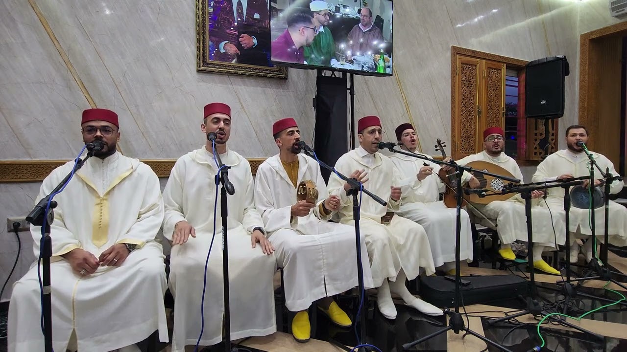وصلة أندلسية مع المجموعة الفاسية للسماع والأمداح النبوية AMDAH SENHAJI  الجزء 3