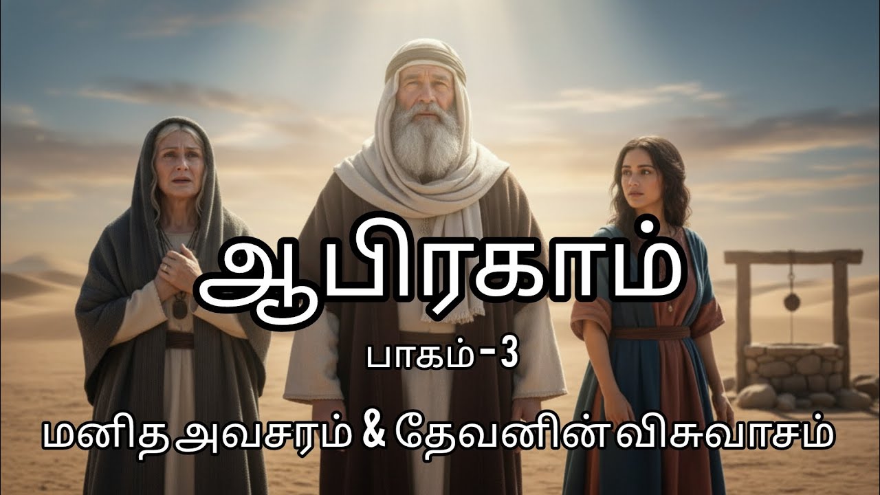 ஆபிரகாமின் வாழ்க்கை - மனித அவசரம் & தேவனின் விசுவாசம் | Part 3 |தொடக்க நூல்(ஆதியாகமம்) 16 & 17  