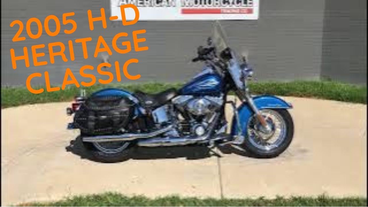 053379 2005 HARLEY-DAVIDSON SOFTAIL HERITAGE CLASSIC - FLSTCI