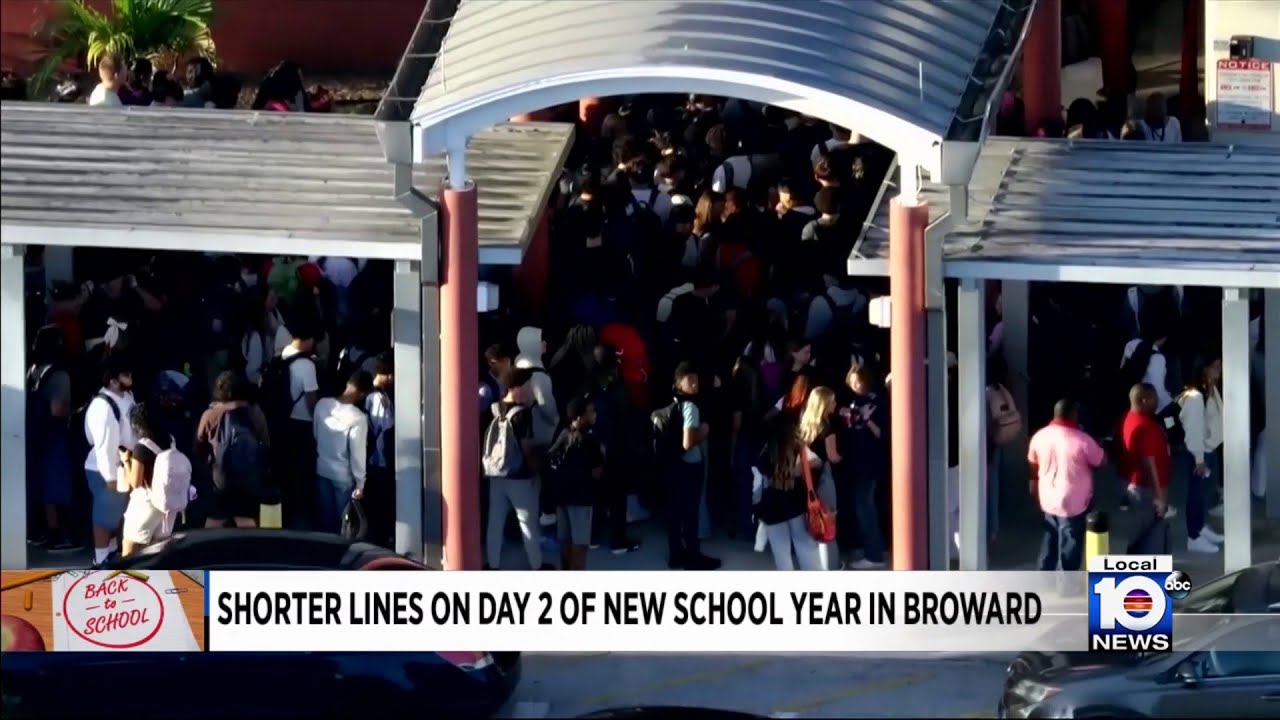 Day 2 of classes is smoother for students at Broward County schools