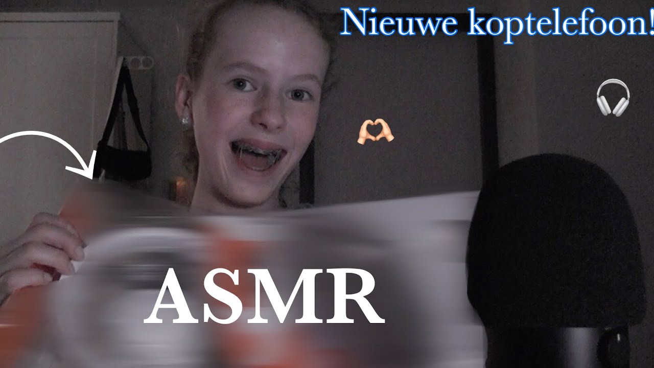 [ASMR] Nieuwe koptelefoon unboxen! 🎧🫶🏻