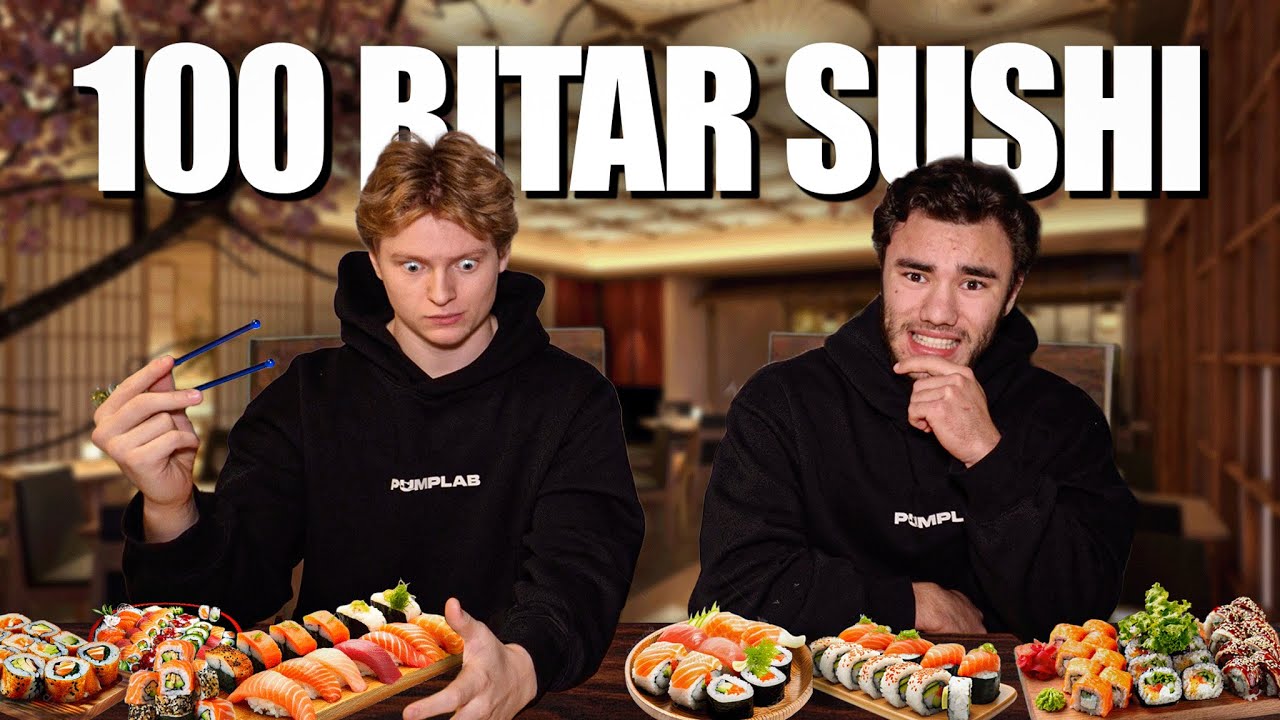 100 Sushi Bitar Challenge