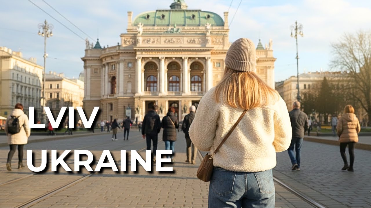 Walking Around Lviv: Aesthetic City Walk & Coffee Shopping | Ukraine Vlog