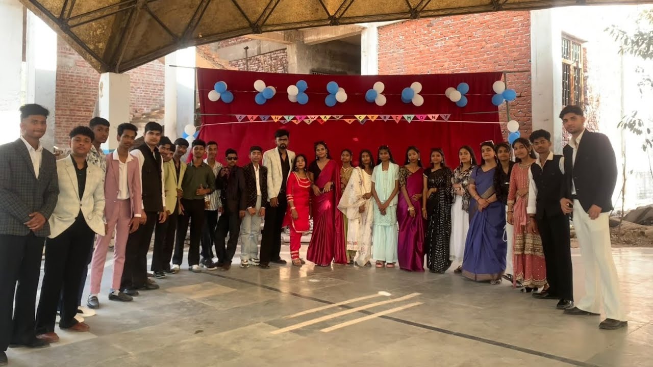 Annual farewell function in my school 🏫❤️..
