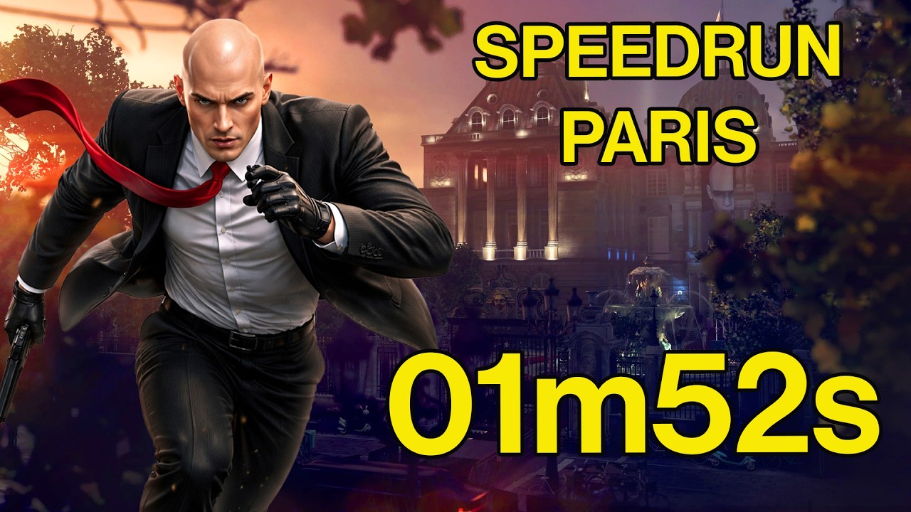 Hitman WoA | Paris SA/SO in 01:52 – Silent Assassin Suit Only