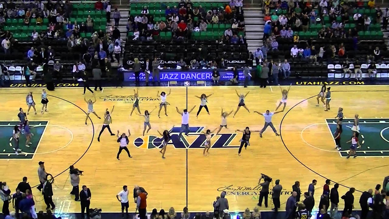 Utah Jazz Dancers halftime performance of Footloose (Jazz/Laker Game)