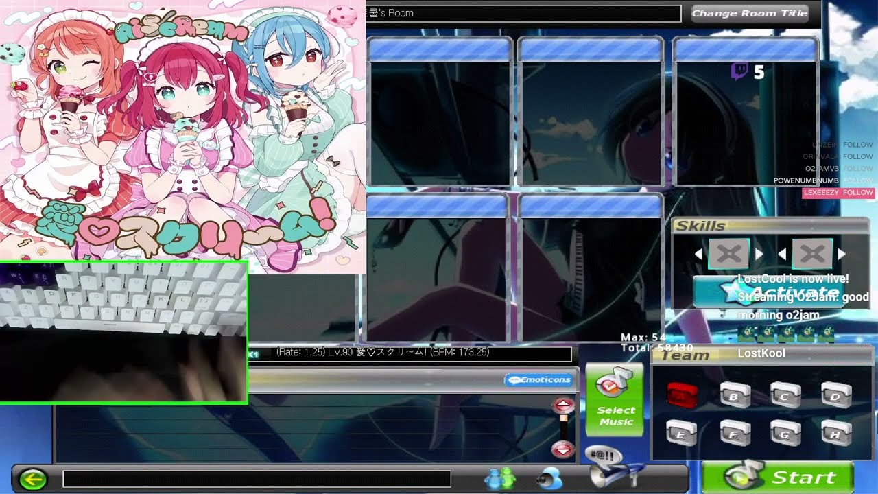 O2Jam Lv.90 - x1.25 愛♡スクリ~ム!