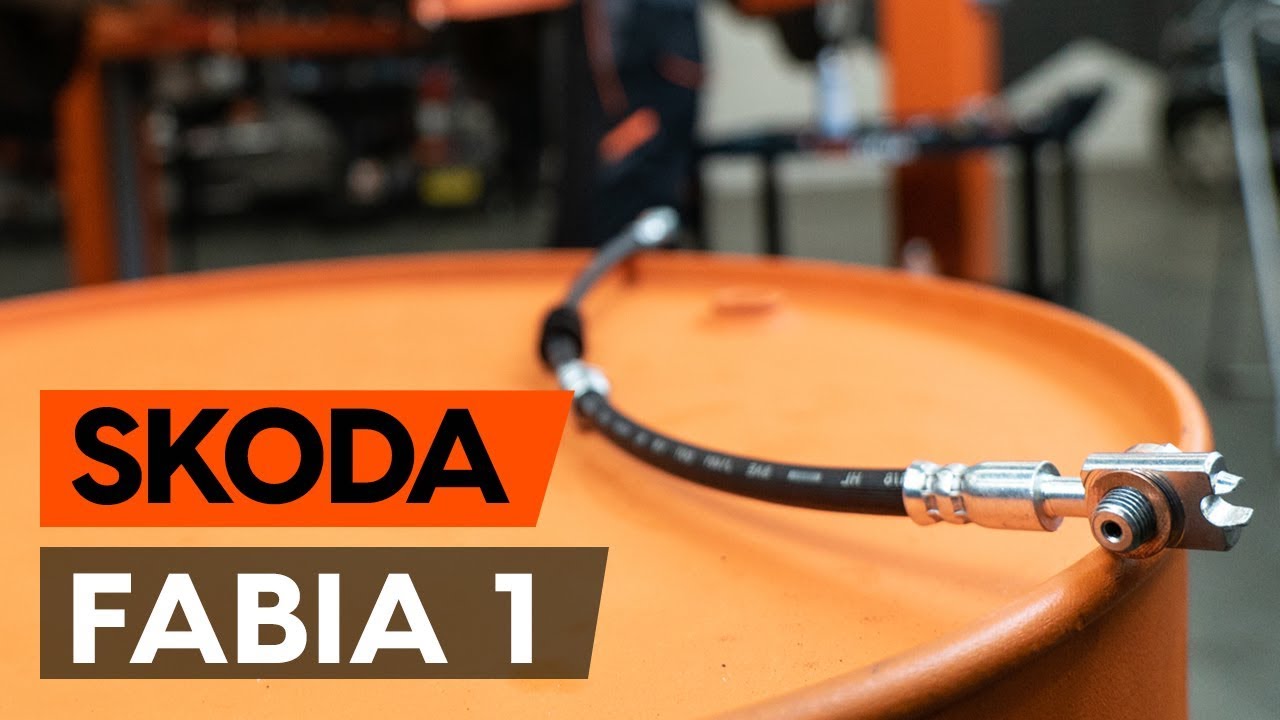 Jak wymienić przewody hamulcowe elastyczne w SKODA FABIA 1 (6Y5) [PORADNIK AUTODOC]