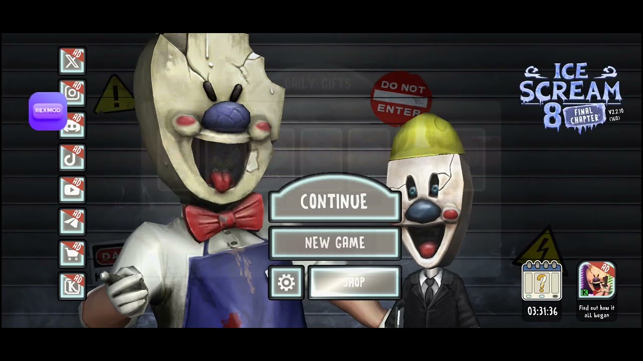 Ice scream 8 hard mode part 3