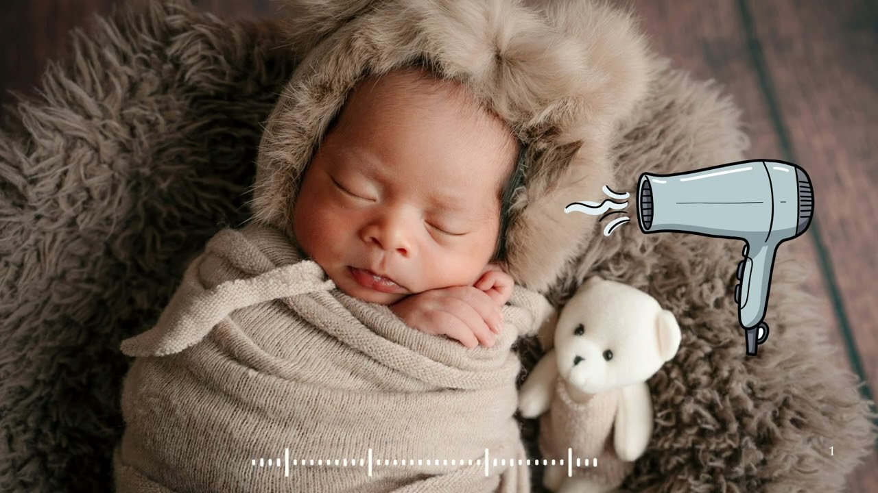 Baby Hair Dryer Noise - White Noise für ruhigen Schlaf