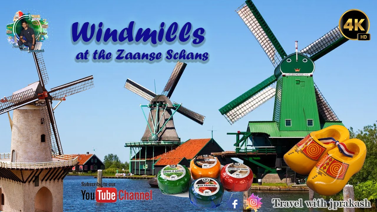 Zaanse Schans (Windmills in the Netherlands)