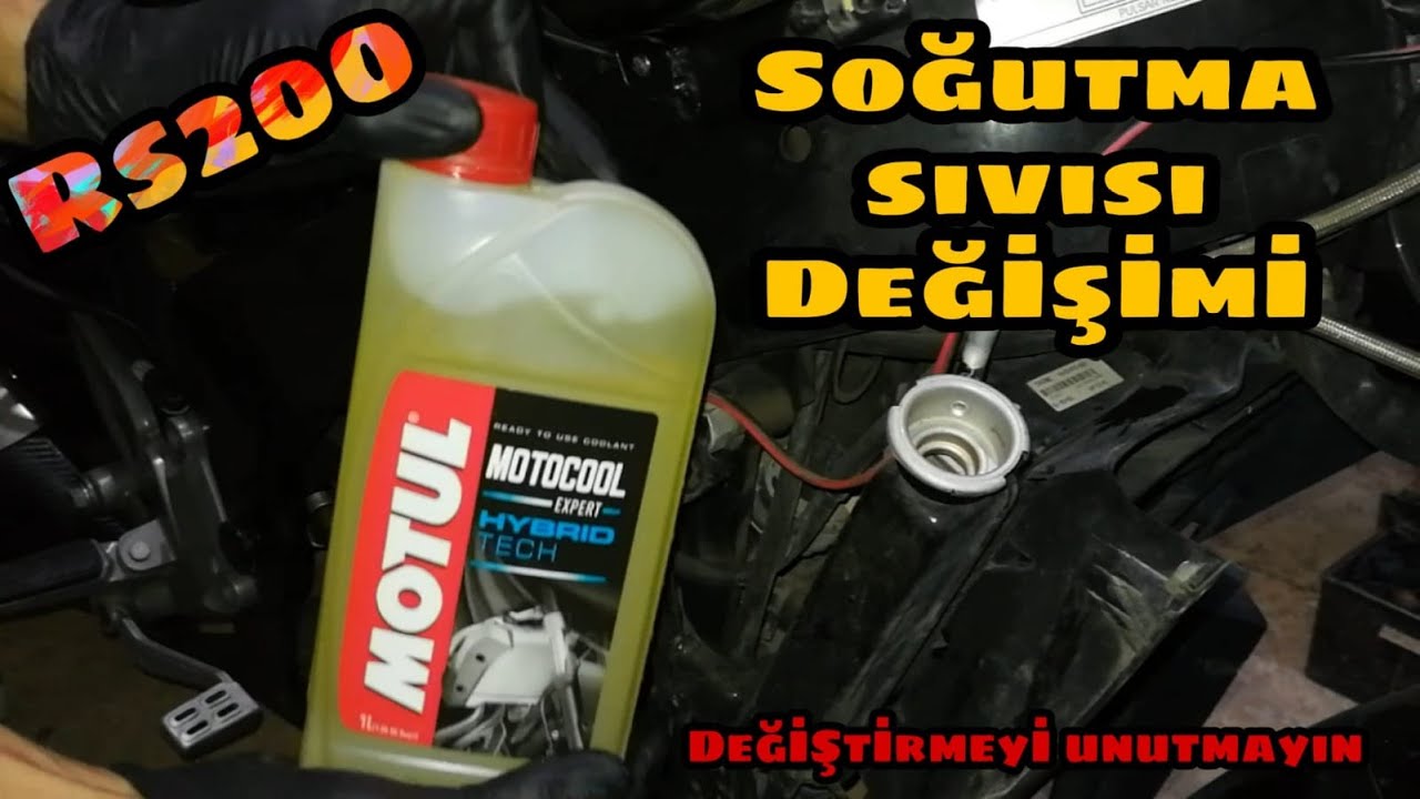Pulsar RS200 A'dan Z'ye bakım serisi part 3 - Soğutma sıvısı değişimi (antifiriz)