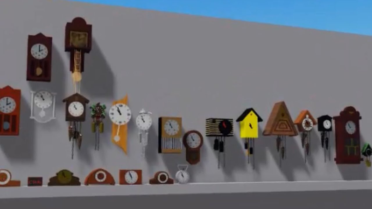 All Clock Collections at Roblox!