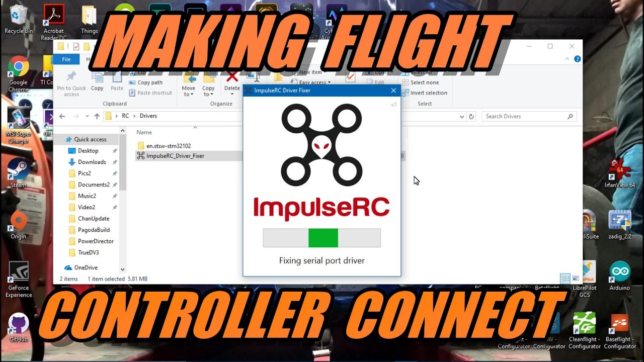 Impulse RC Driver Fixing Tool (for flight controller USB connection problems)