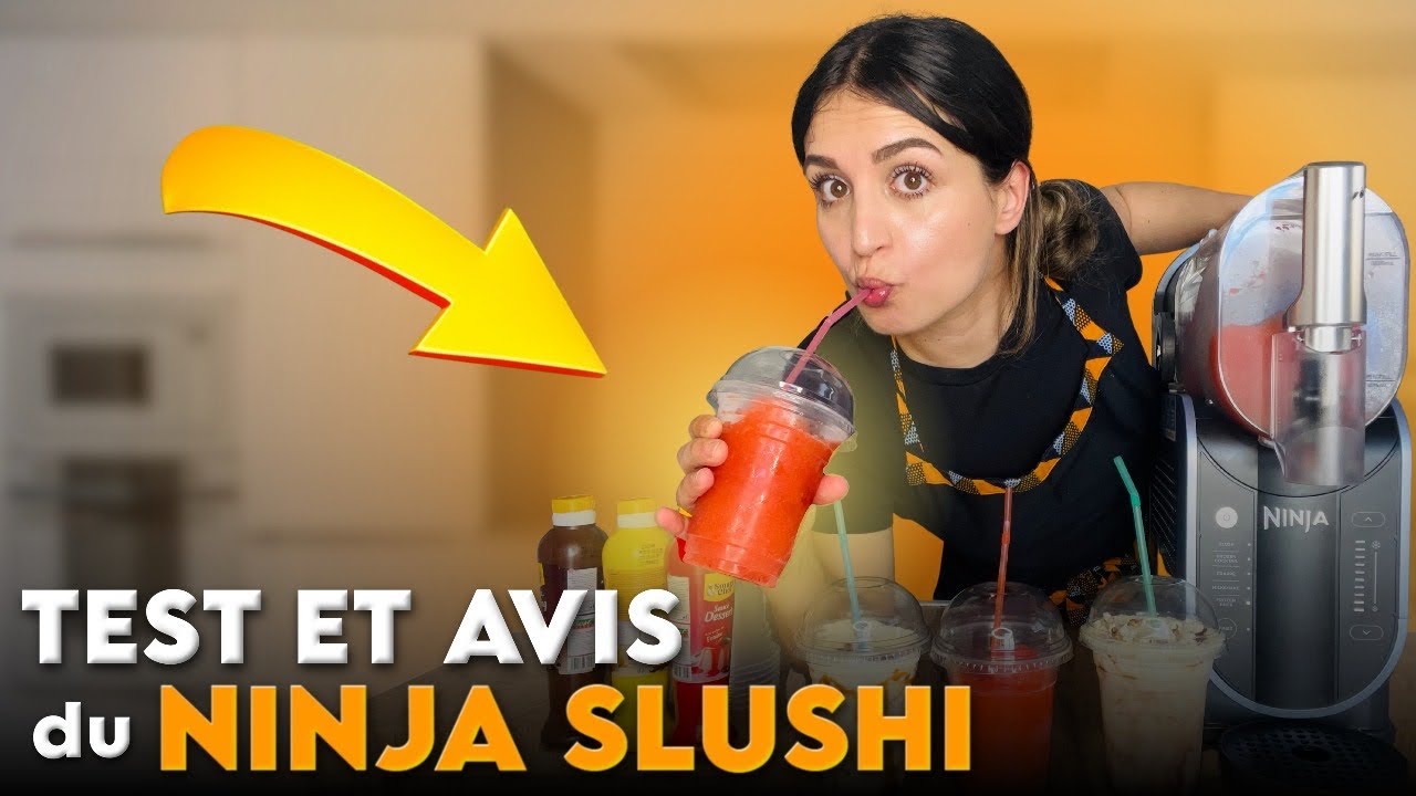 NINJA SLUSHI FS301🍹enfin en France 🇫🇷 ON TESTE ENSEMBLE CETTE MACHINE DIABOLIQUE🥳
