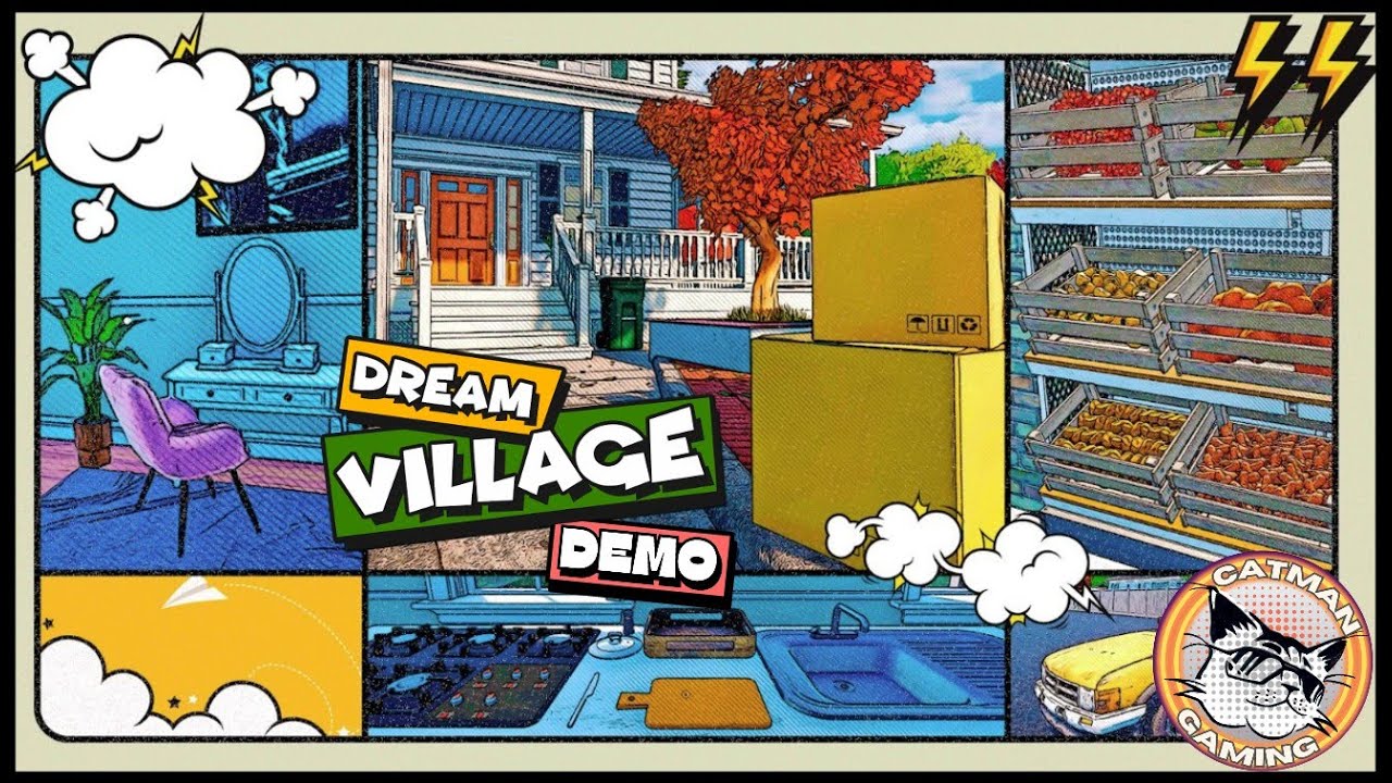 🔴 Immersing Ourselves Into A New Cozy World!! | Dream Village Demo |