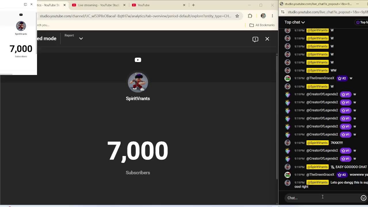 7K SUBSCRIBERS COUNTDOWN