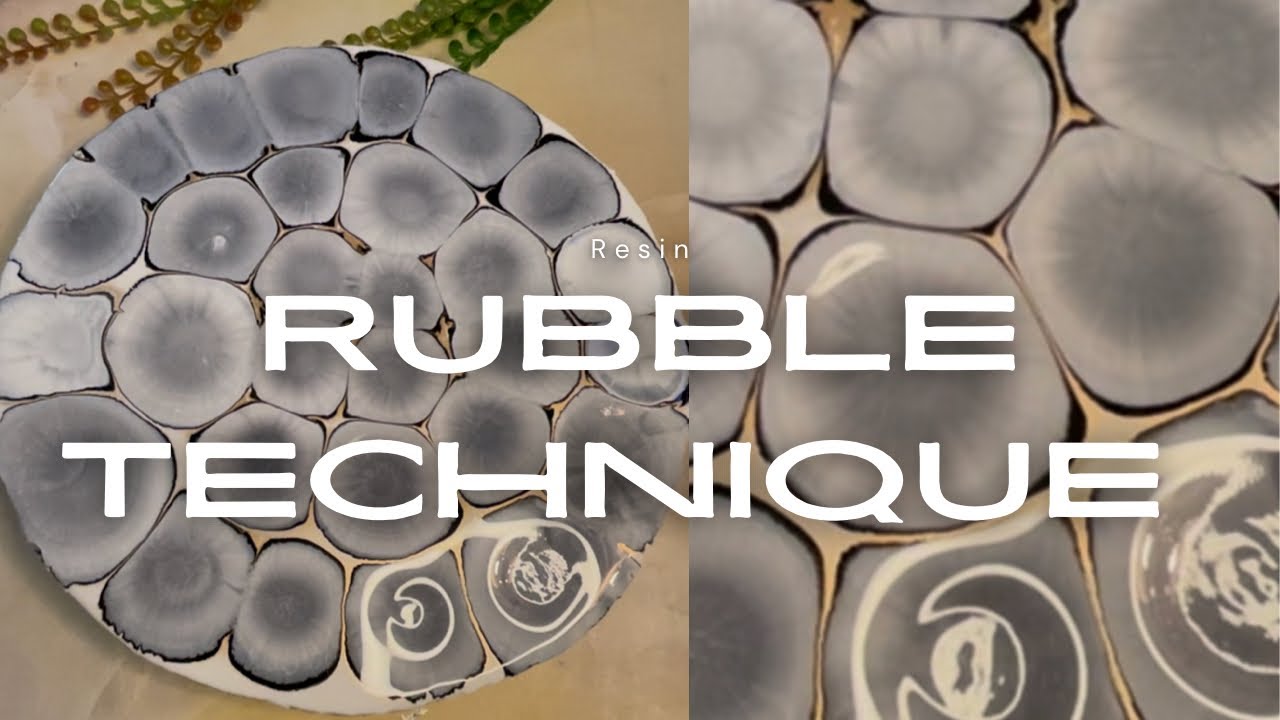Resin Rubble/Pebble Technique… process along with do’s and dont’s…beginner friendly