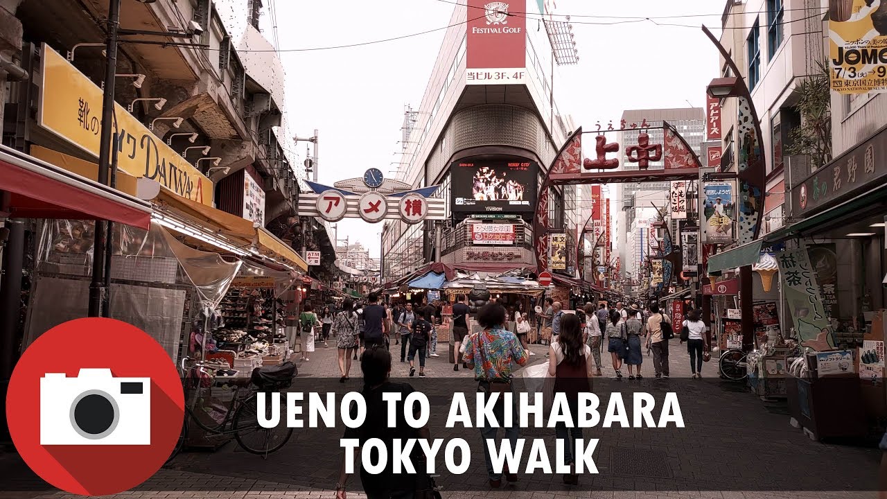 Прогулка от Уэно до Акихабары - ТОКИО - Asus Zenfone 5Z, 4K 60FPS