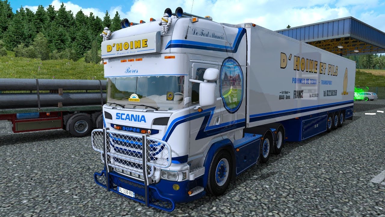 [ETS 2 Mod] Scania DHoine + Trailer v1.0 | Euro Truck Simulator 2 1.30