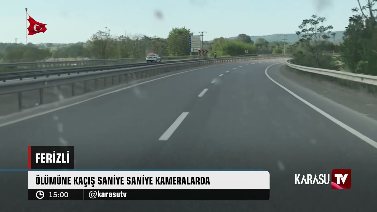 Karasu TV | Ölümüne kaçış saniye saniye kameralarda. SAKARYA