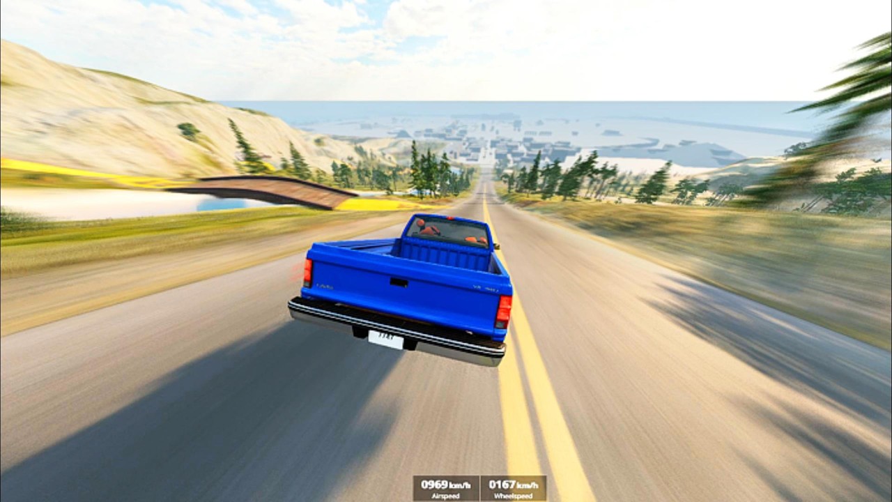 Speed boost 1000kmh which car can survive #54 - BeamNG.Drive
