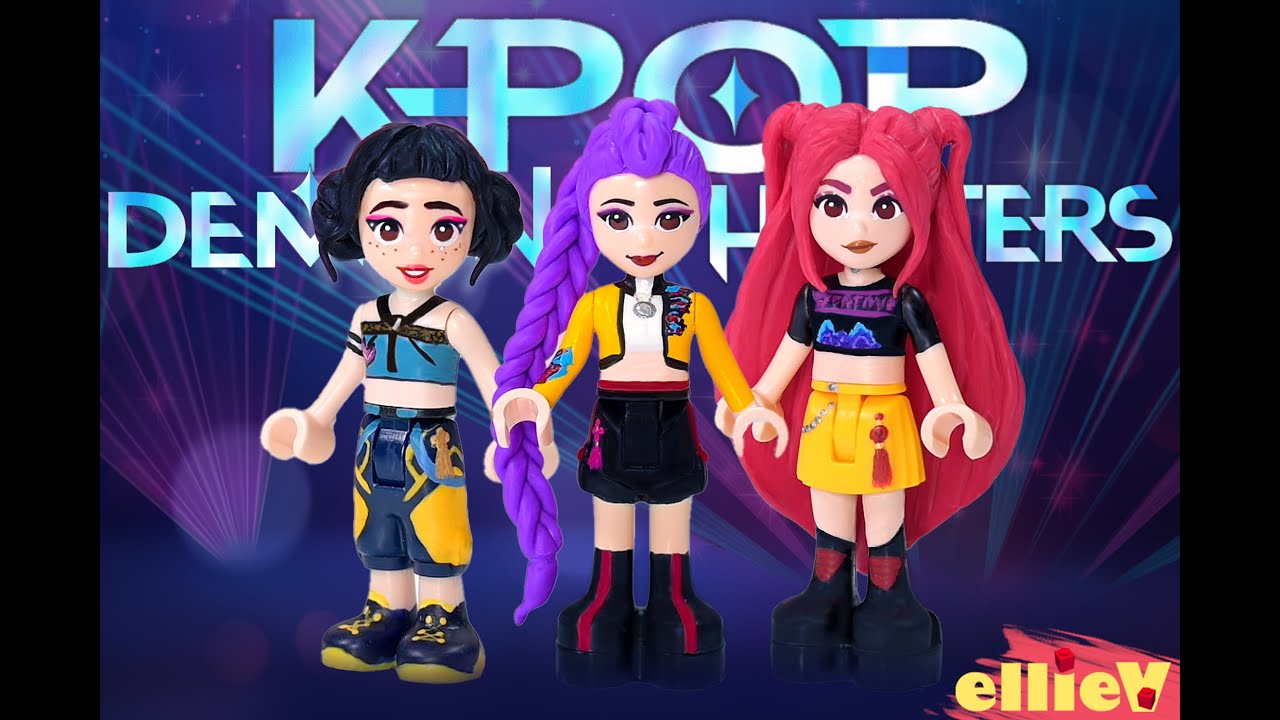Making KPop Demon Hunters in Lego, this is how it’s done done done 🎤👹