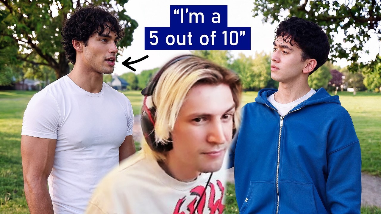 YouTuber Asked 100 Guys to Rank Their Own Attractiveness | xQc Reacts