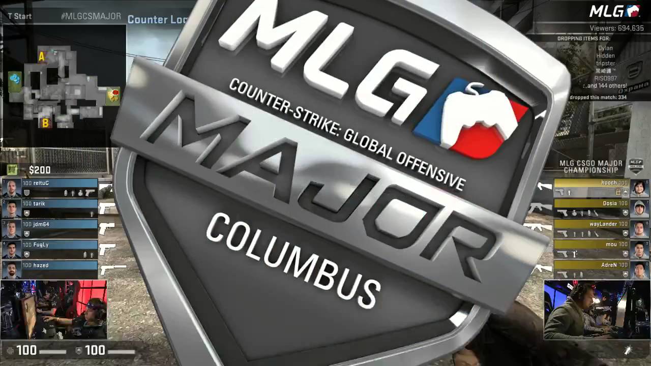 Counter Logic Gaming vs Gambit Gaming - Group C - MLG CSGO Major