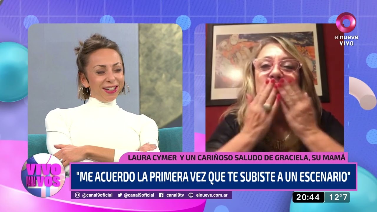 Laura Cymer se emocion&oacute; por un mensaje de su mam&aacute;