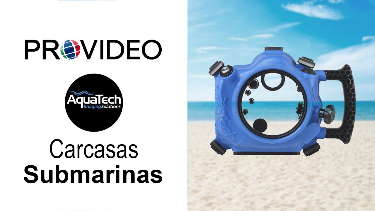 AquaTech | Convierte tu cámara en submarina | Carcasa para vídeo/fotografía bajo el agua