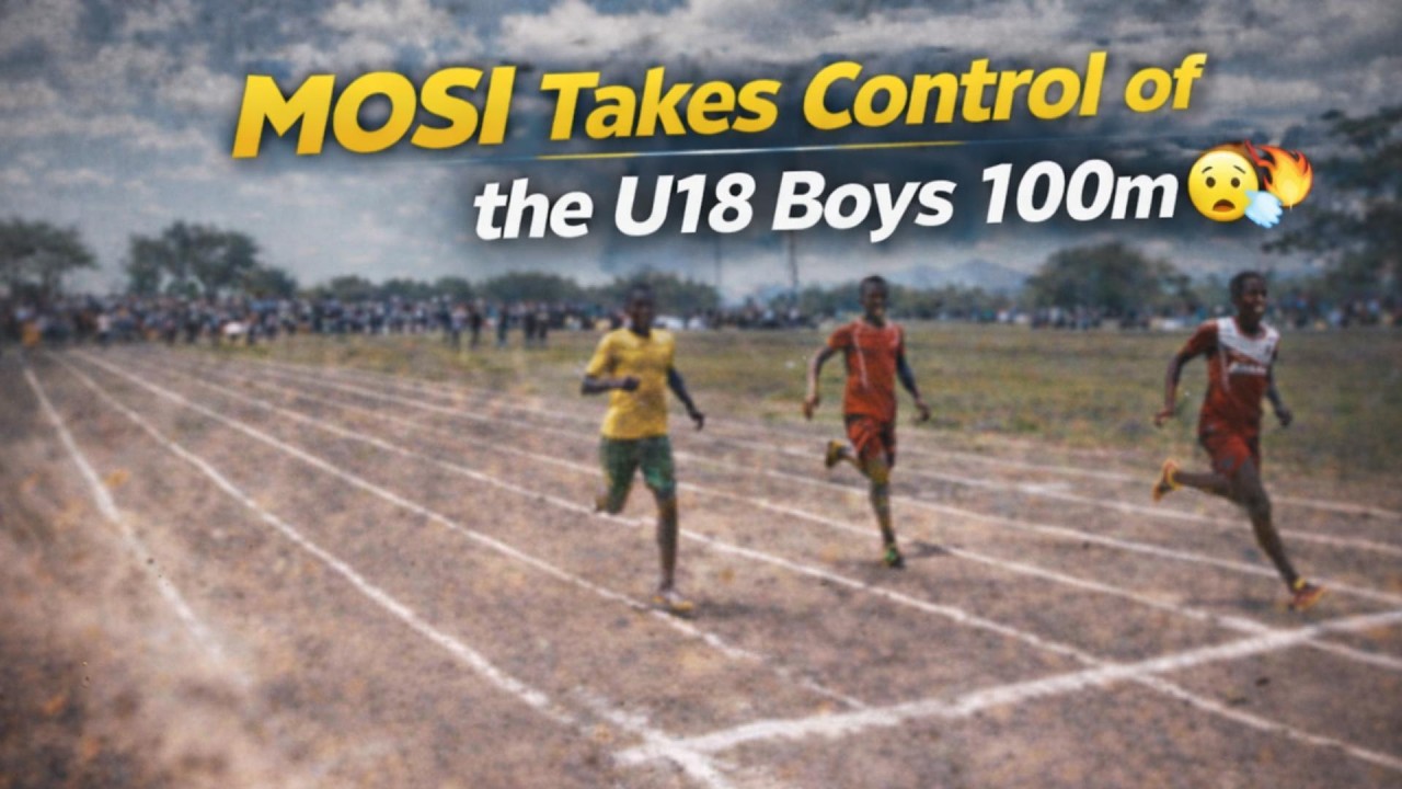 MOSI Takes Control of the U18 Boys 100m 😮‍🔥