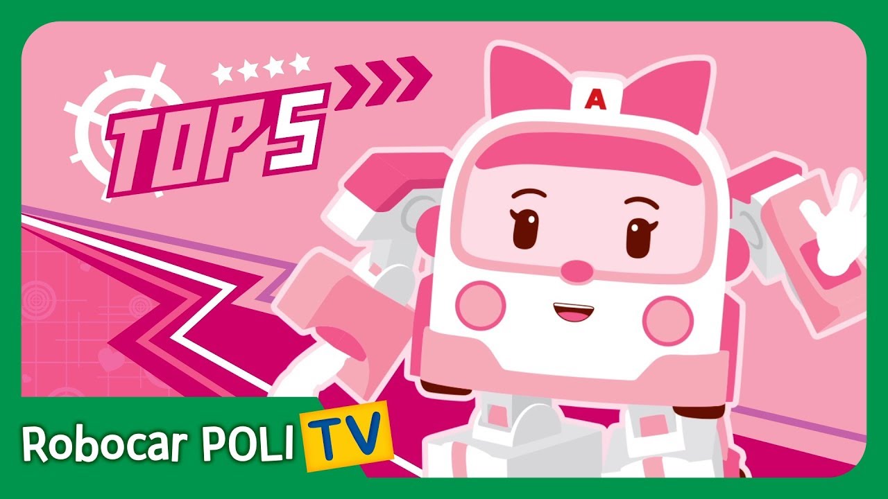 AMBER TOP 5 | Robocar POLI Special Clips