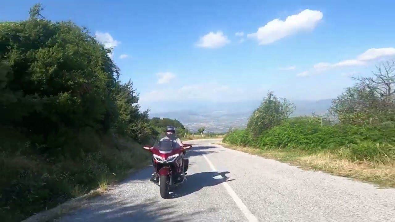 WINDING ROADS WITH A GOLDWING 2018+ IN THE GREEK MOUNTAINS