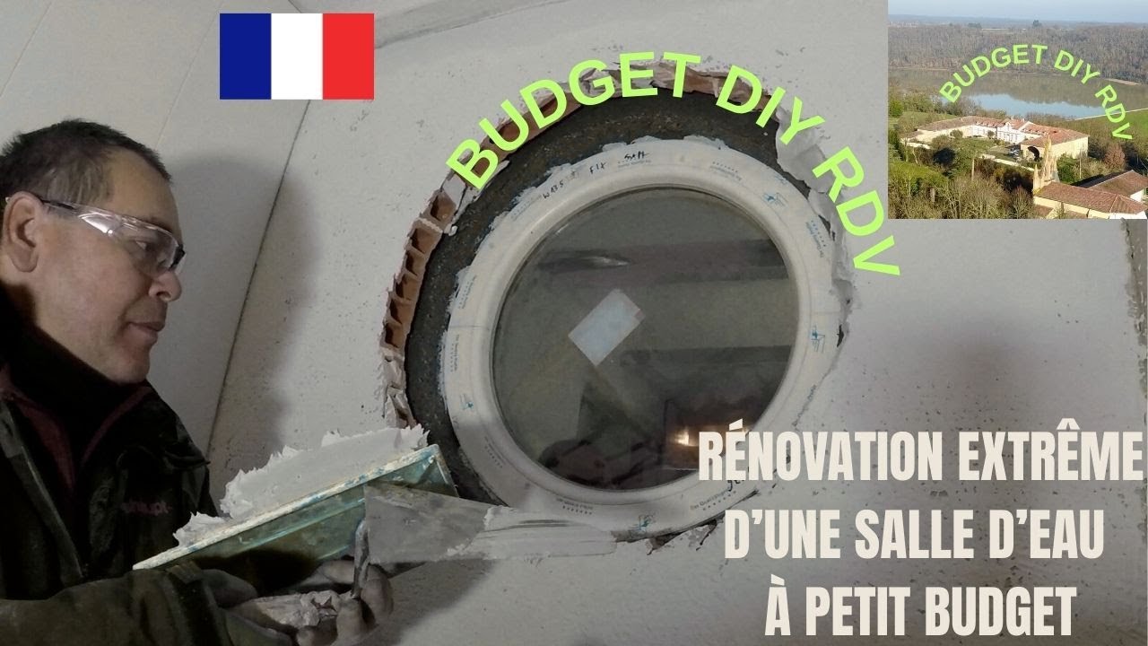 Rénovation extrême Salle d'eau DIY/Maison à Petit Budget