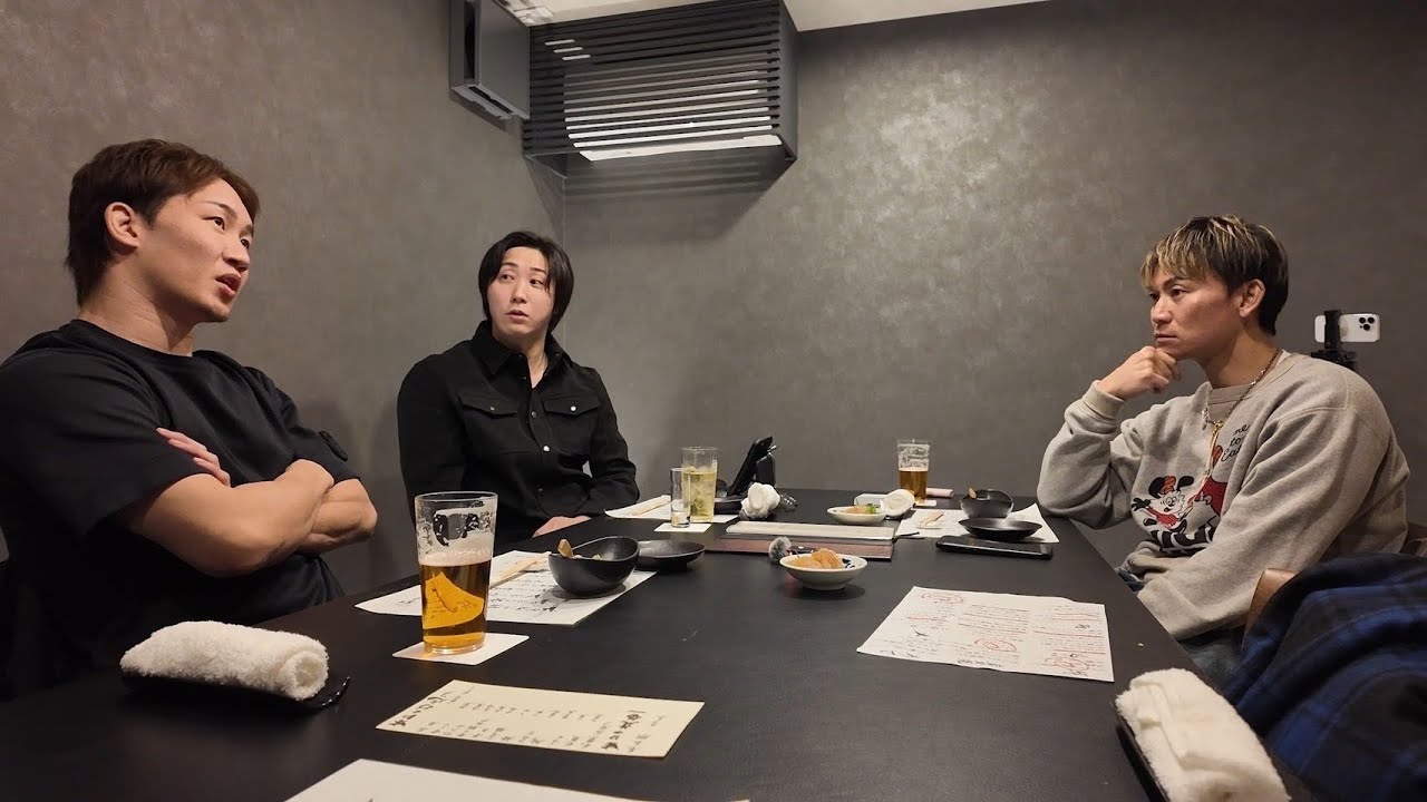 田中雄士が欠場したので急遽はしご酒しながら会議した