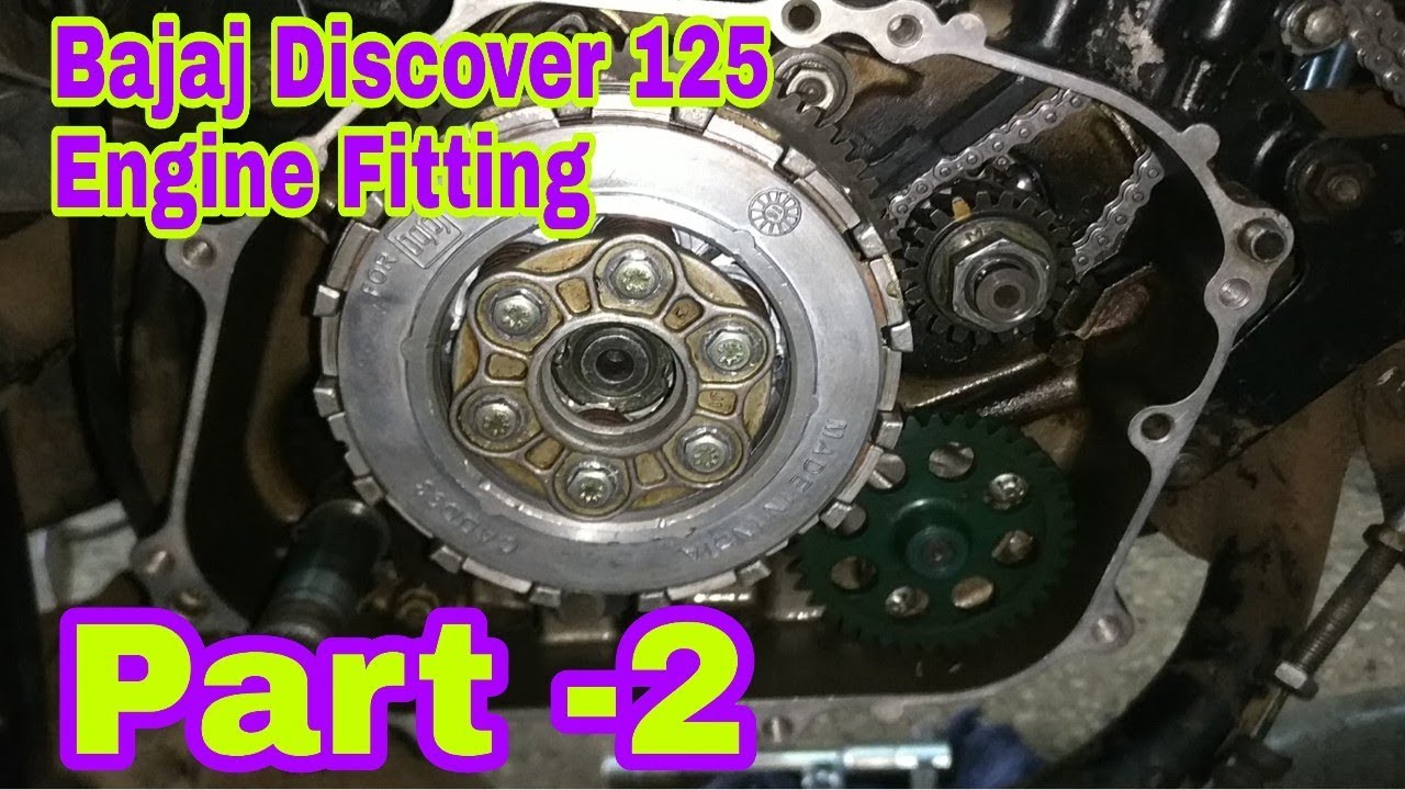 Bajaj Discover 125 Engine Fitting Part   2 | Gajanan Auto Service And Parts