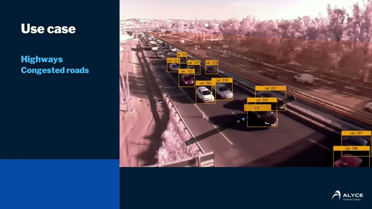 Vehicle count, traffic analysis & passenger flow using AI powered software by ALYCE