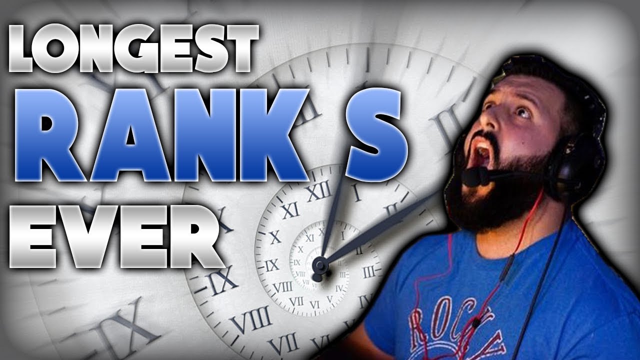 Longest Rank S In History!!!!!!!!!!( Emotional)