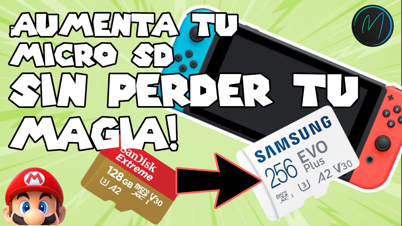 Nintendo Switch, cambia tu micro SD sin perder la magia.