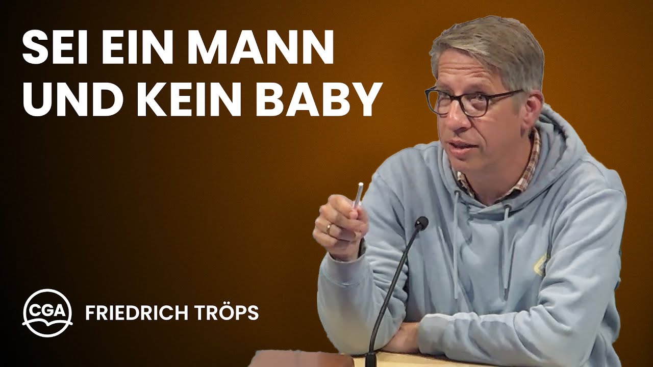 Sei ein Mann, kein Baby | CGA-Jugendabend MEN ONLY