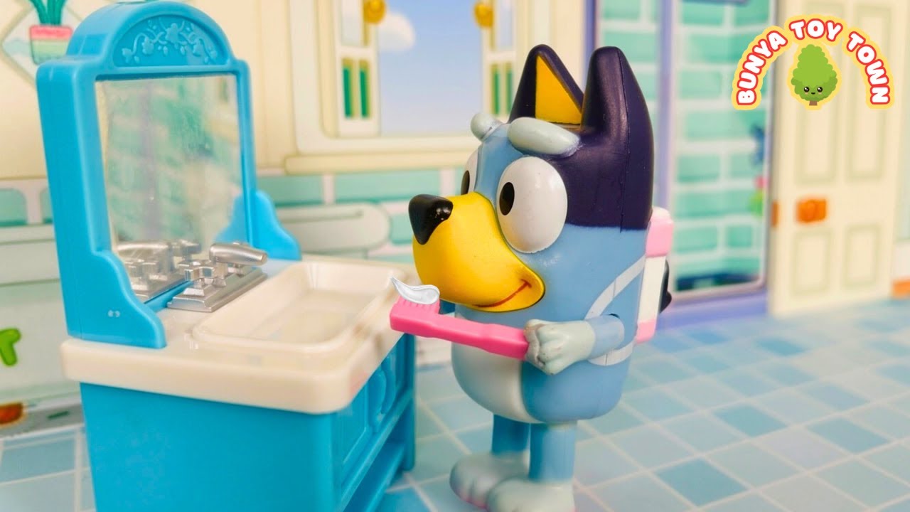 BLUEY School Morning Routine | Lessons For Kids | Pretend Play with Bluey Toys