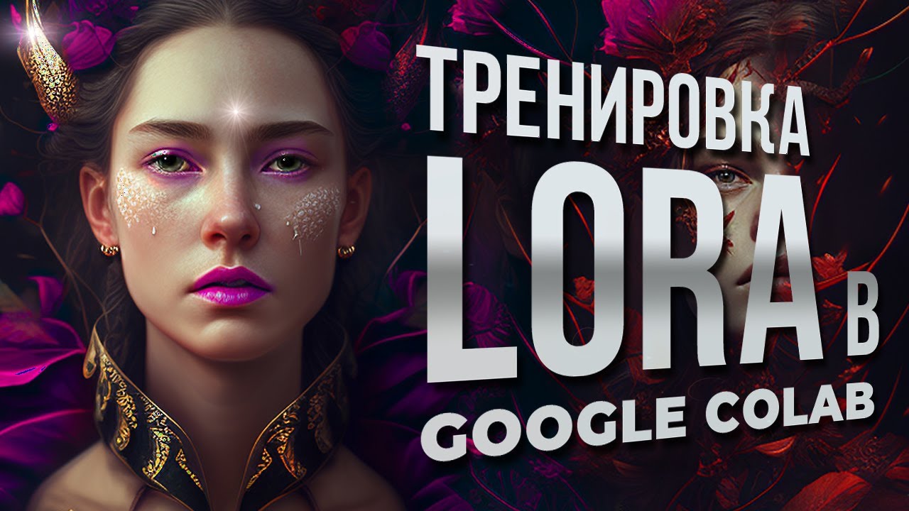 Тренируем нейросеть на своих фотографиях. Тренировка LORA в Google Colab за 15 минут