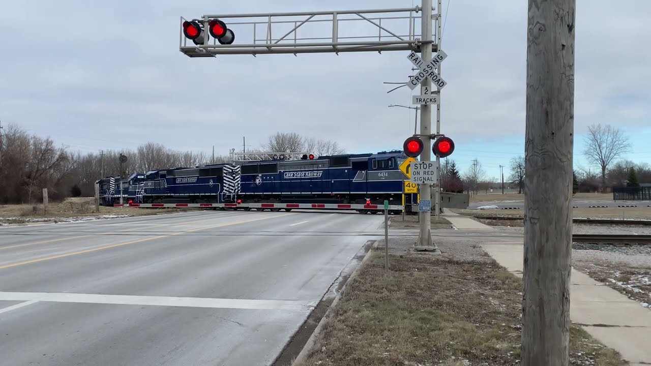 January 7, 2025: Railfanning The Lake State Railway in Saginaw and Paines, Michigan