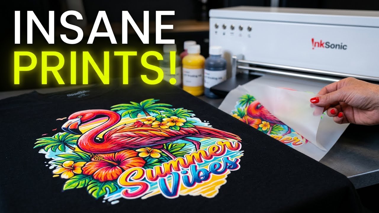 Unboxing the InkSonic C13A – My First DTF Prints Were INSANE!