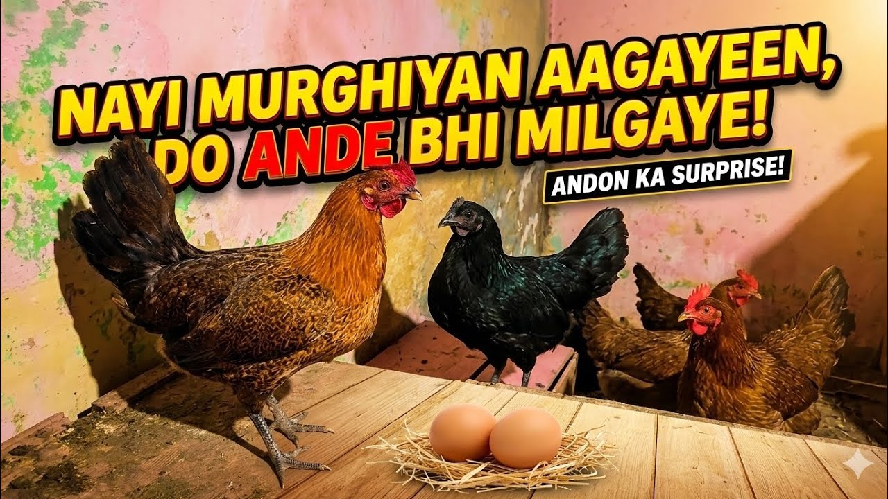 New hens aagaien or new n egg dediya or two egg milgaye 